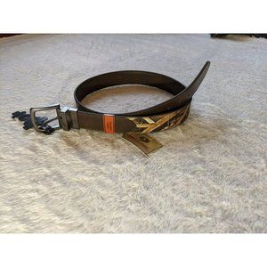 Mossy oak reversible camo belt